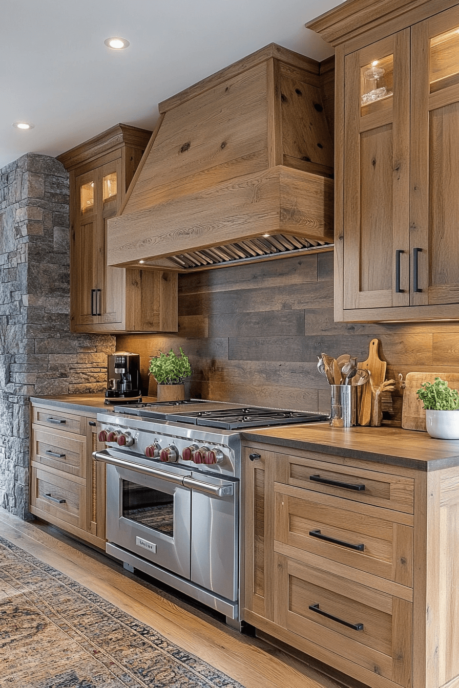 rustic kitchen cabinets