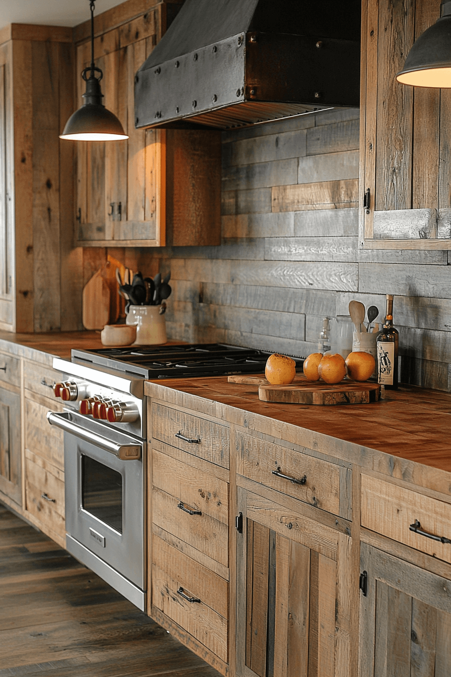 rustic kitchen cabinets