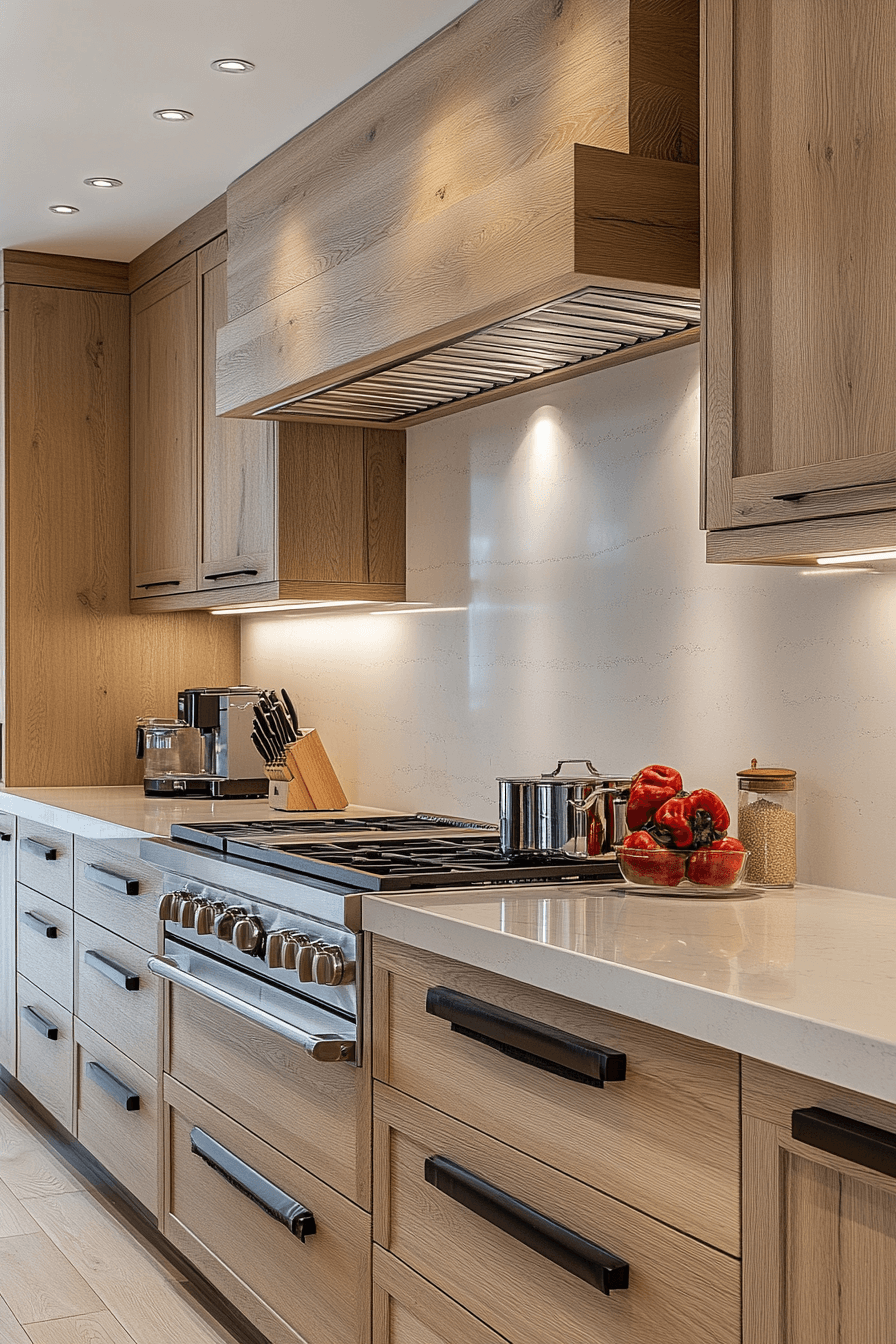 light wood kitchen cabinets