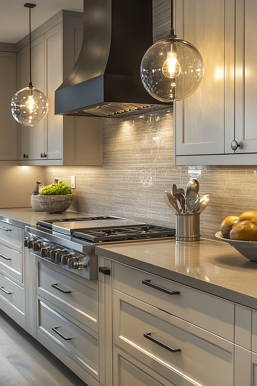 light taupe kitchen cabinets