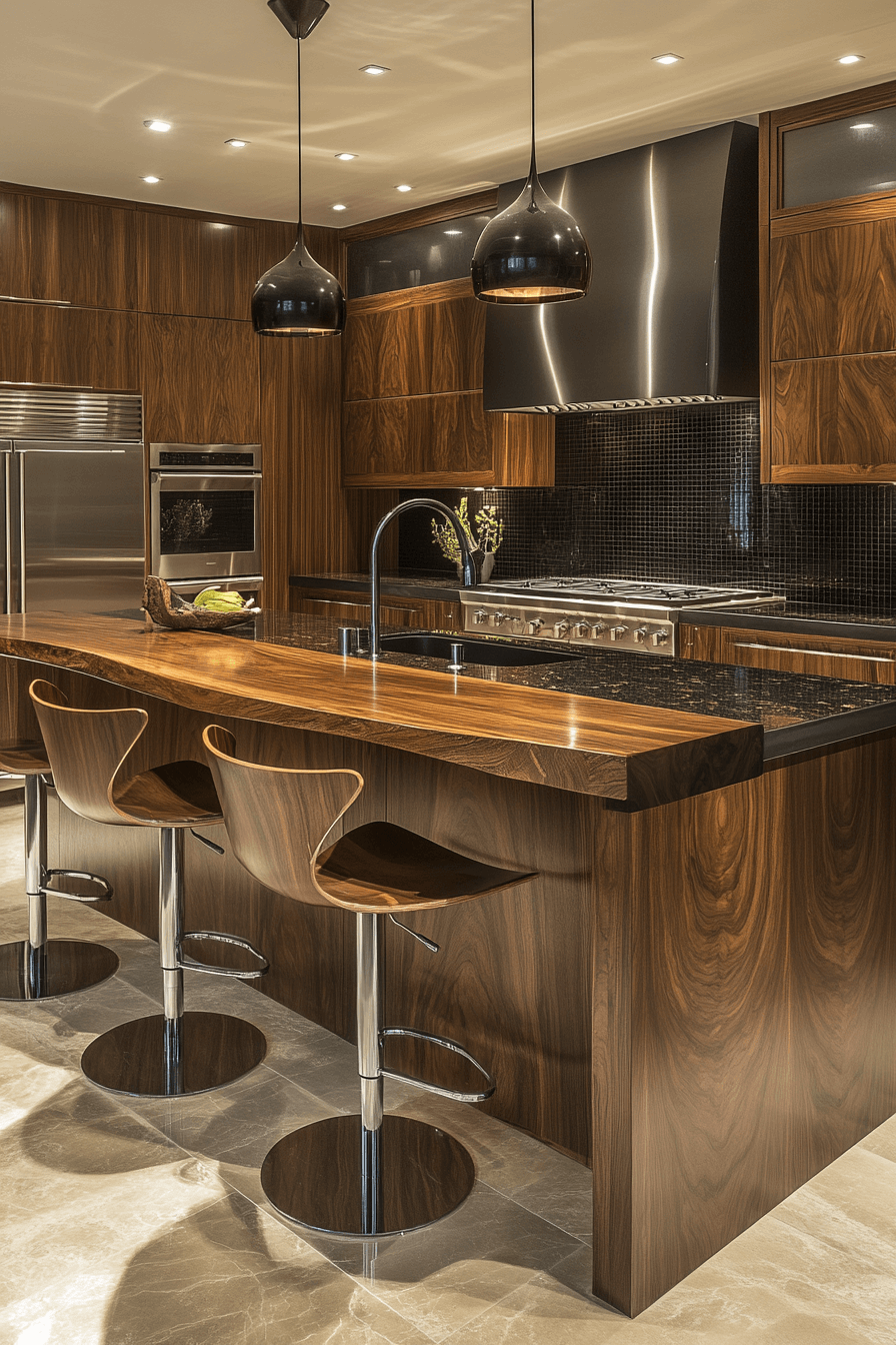 wooden kitchen cabinets