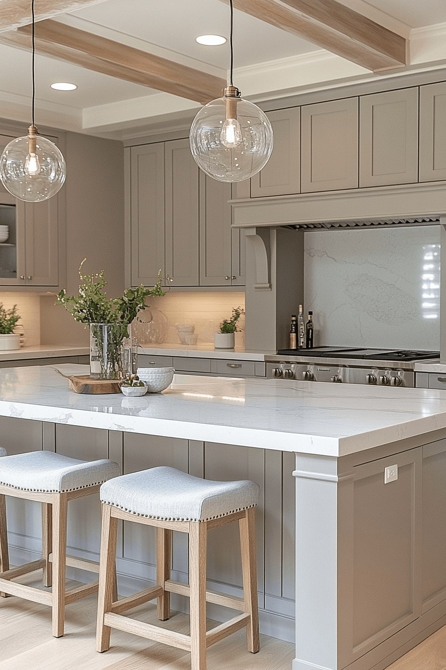 light taupe kitchen cabinets