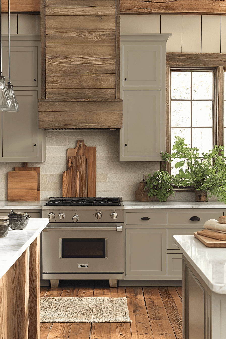 light gray kitchen cabinets