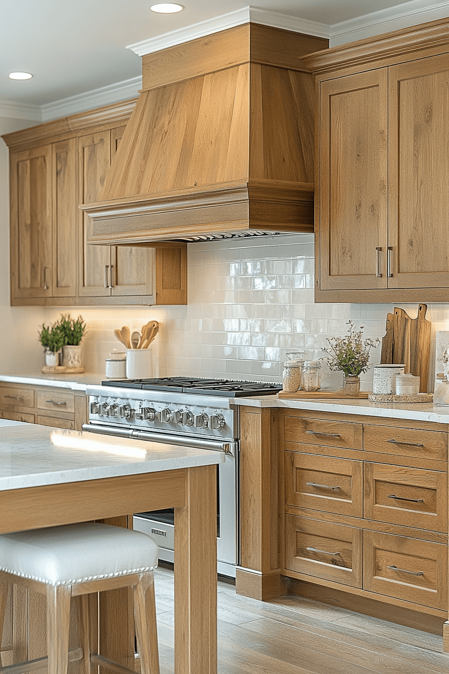 wooden kitchen cabinets
