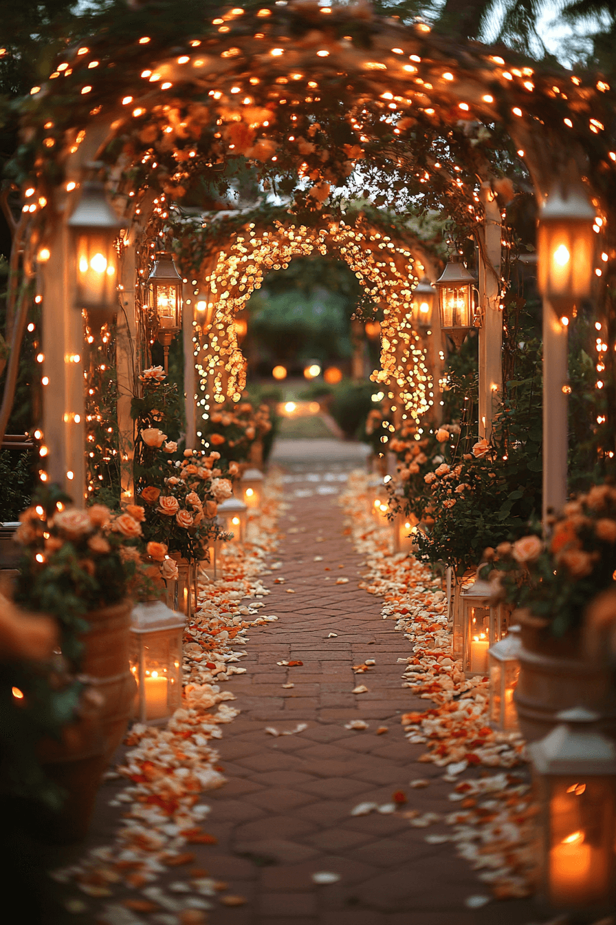 whimsical garden wedding
