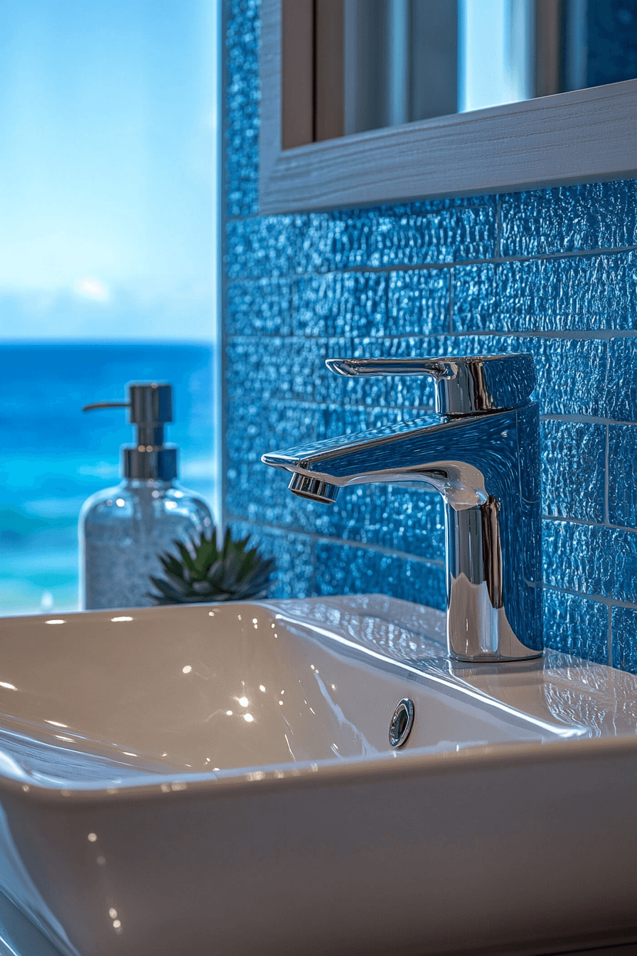 coastal bathroom shower ideas