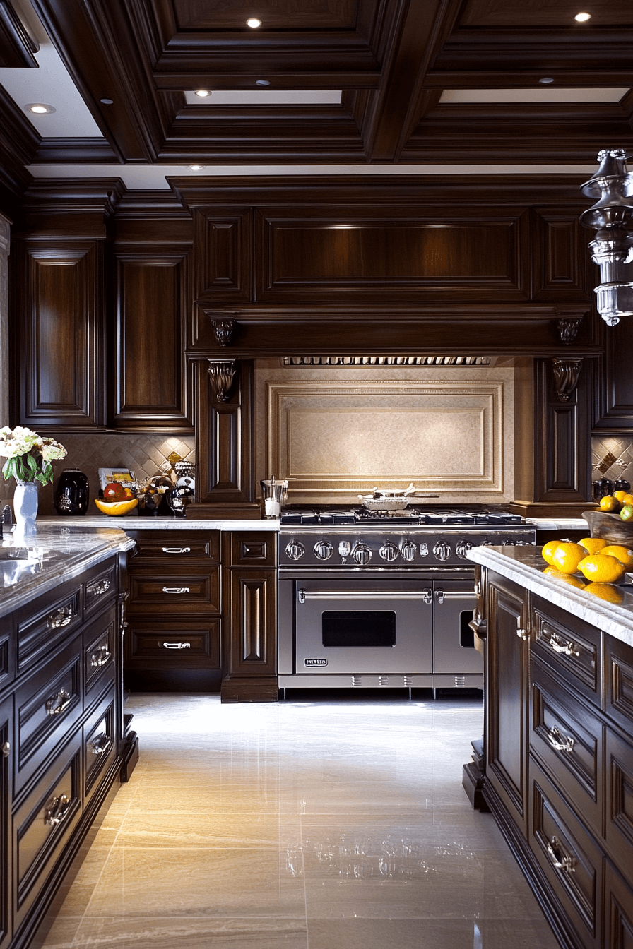 wooden kitchen cabinets