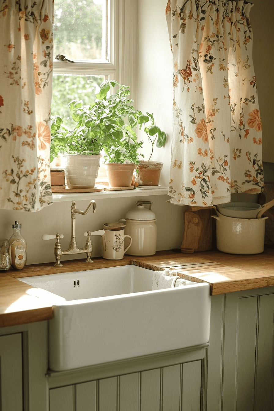 cottage core kitchen