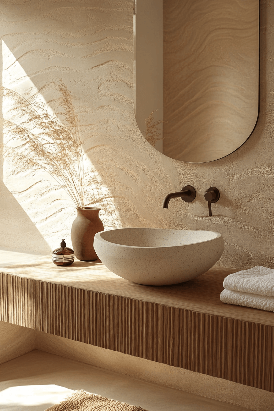 29 Japandi Bathroom Ideas to Inspire a Relaxing Home Upgrade 9 japandi bathroom