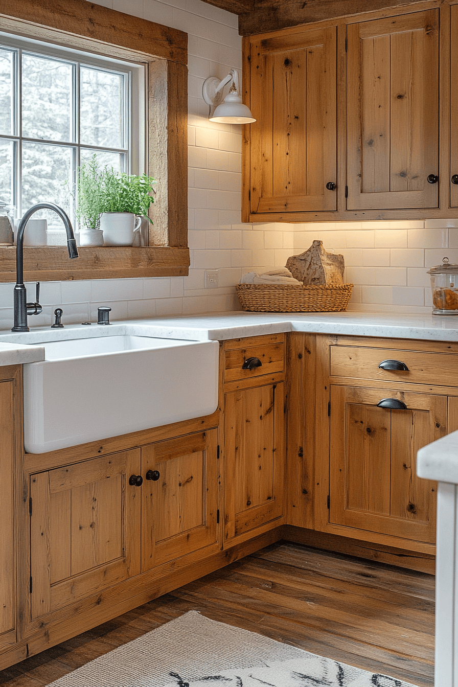 wooden kitchen cabinets