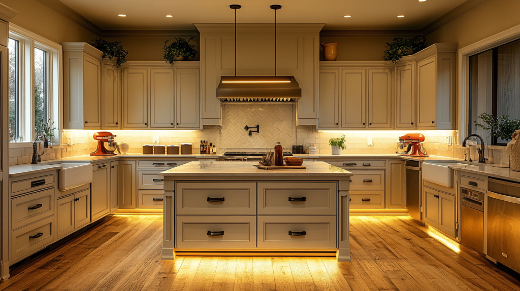 light taupe kitchen cabinets