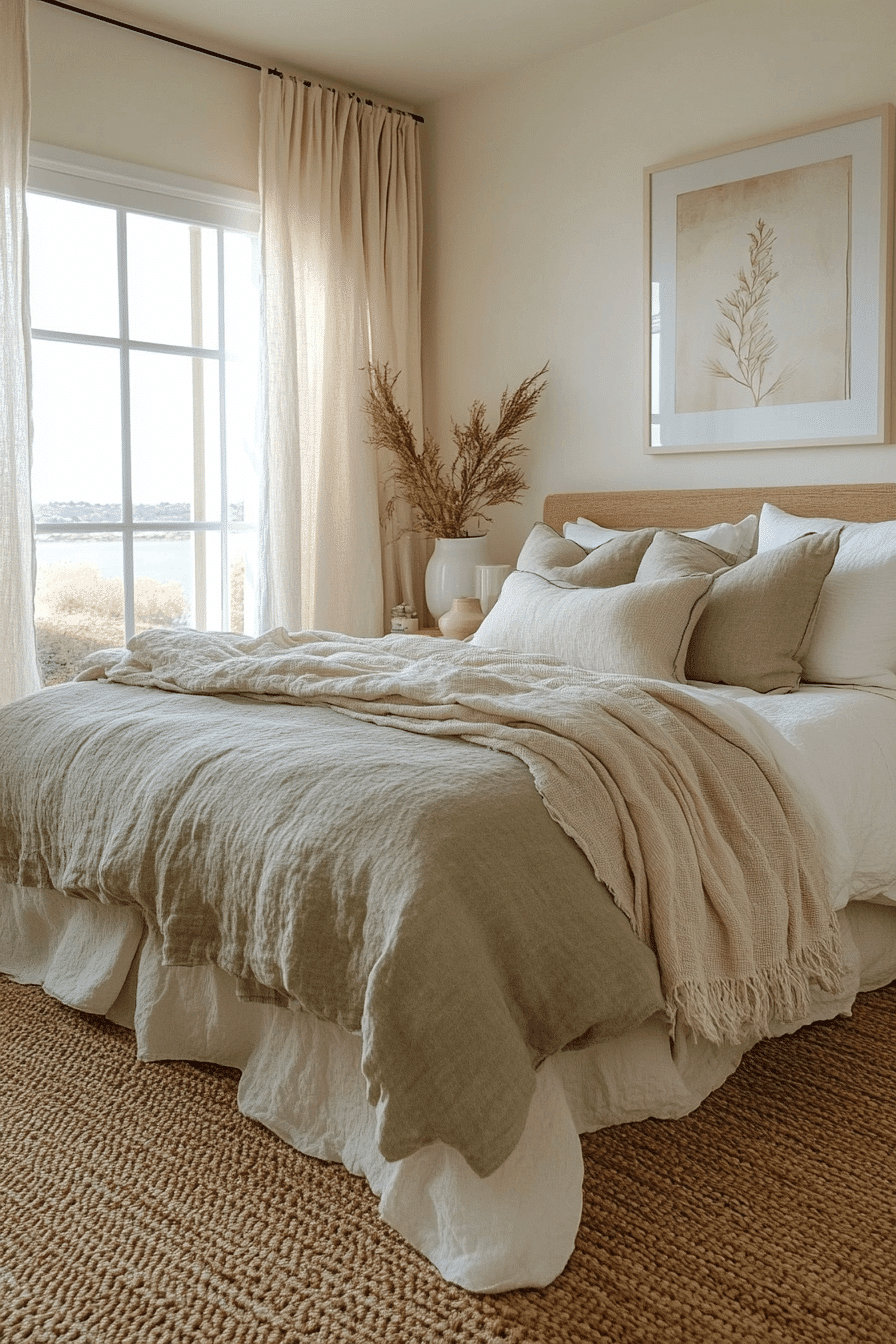 Beige And Green Bedroom Ideas