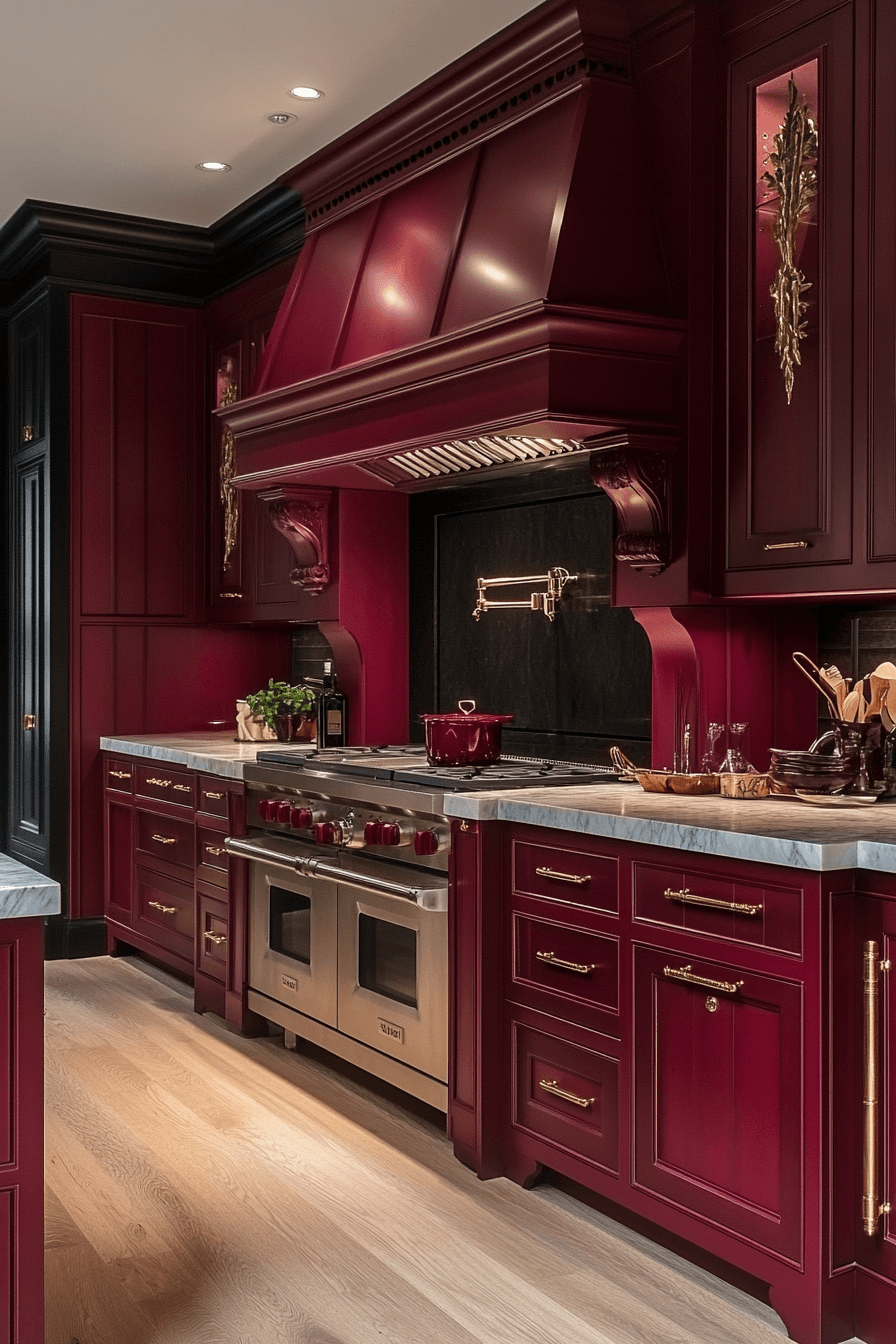 red oak kitchen cabinets