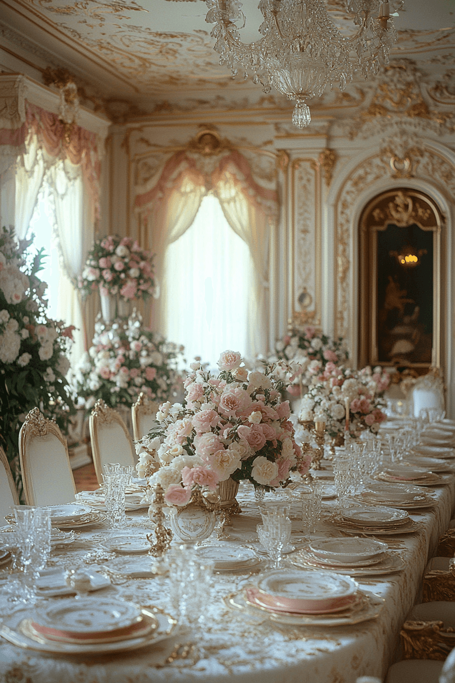 granny chic dining room