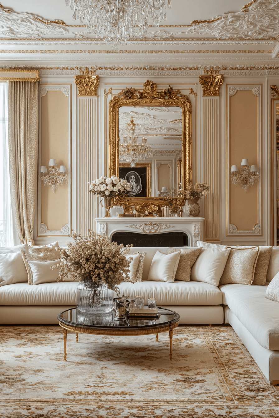 cream couch living room