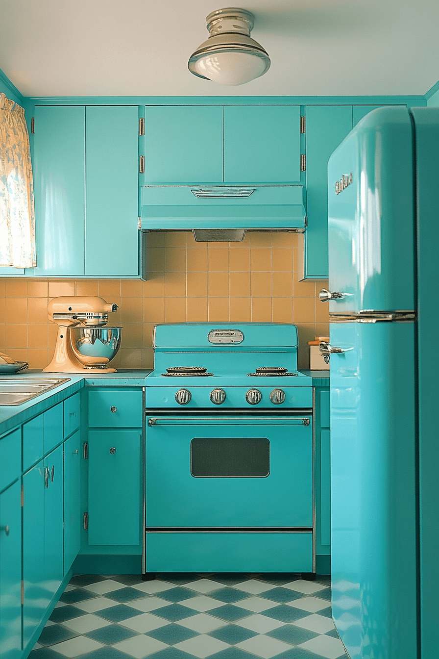 vintage kitchen cabinets