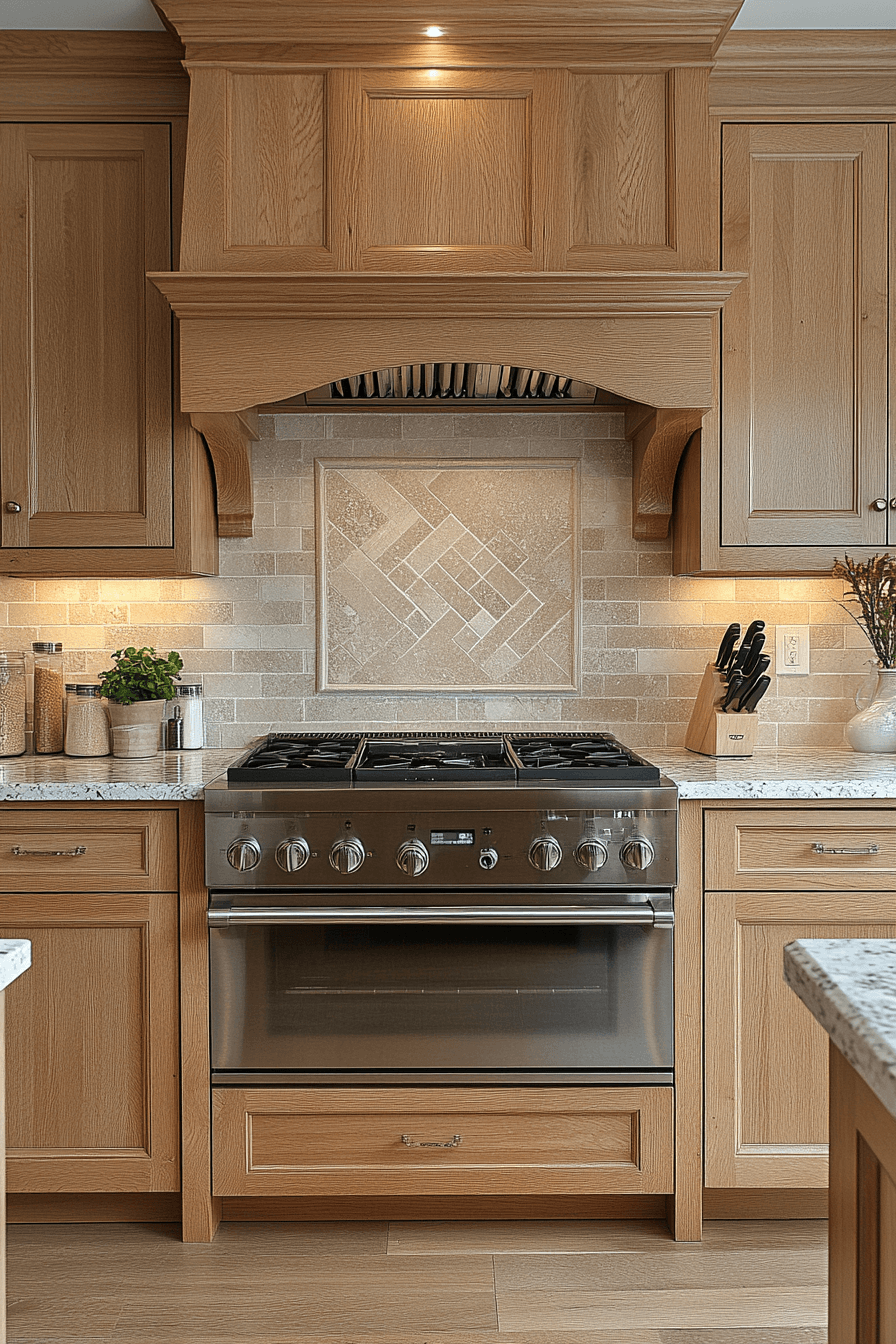 light maple kitchen cabinets