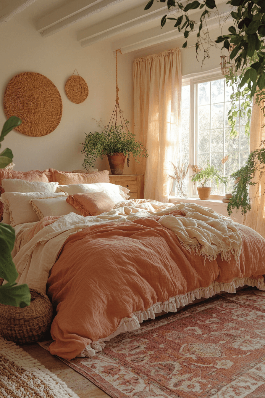 cozy boho bedroom