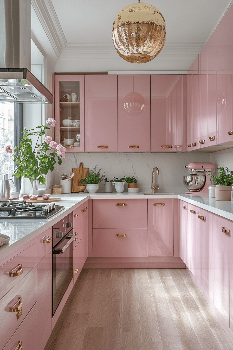 high gloss kitchen cabinets