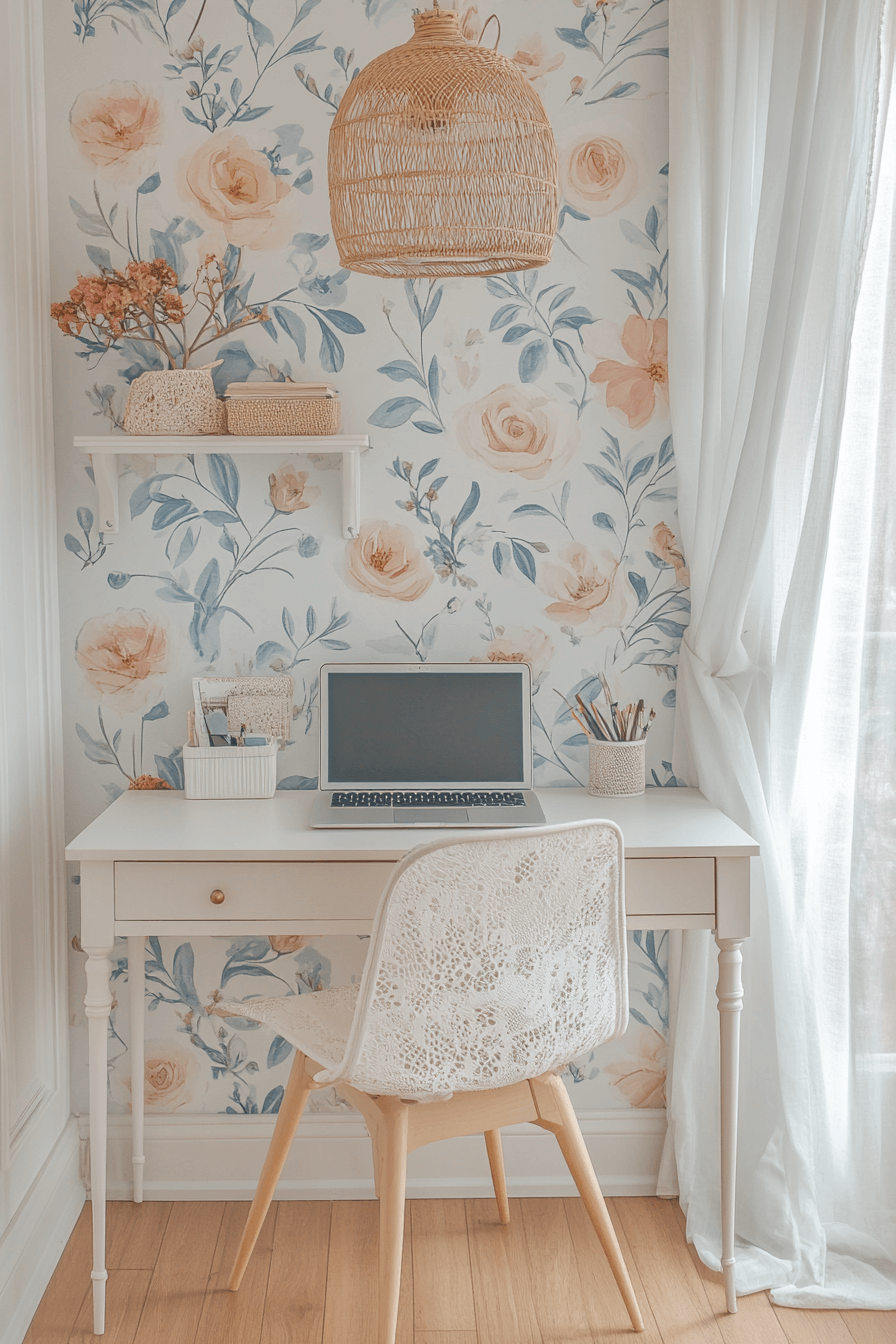 cottagecore office