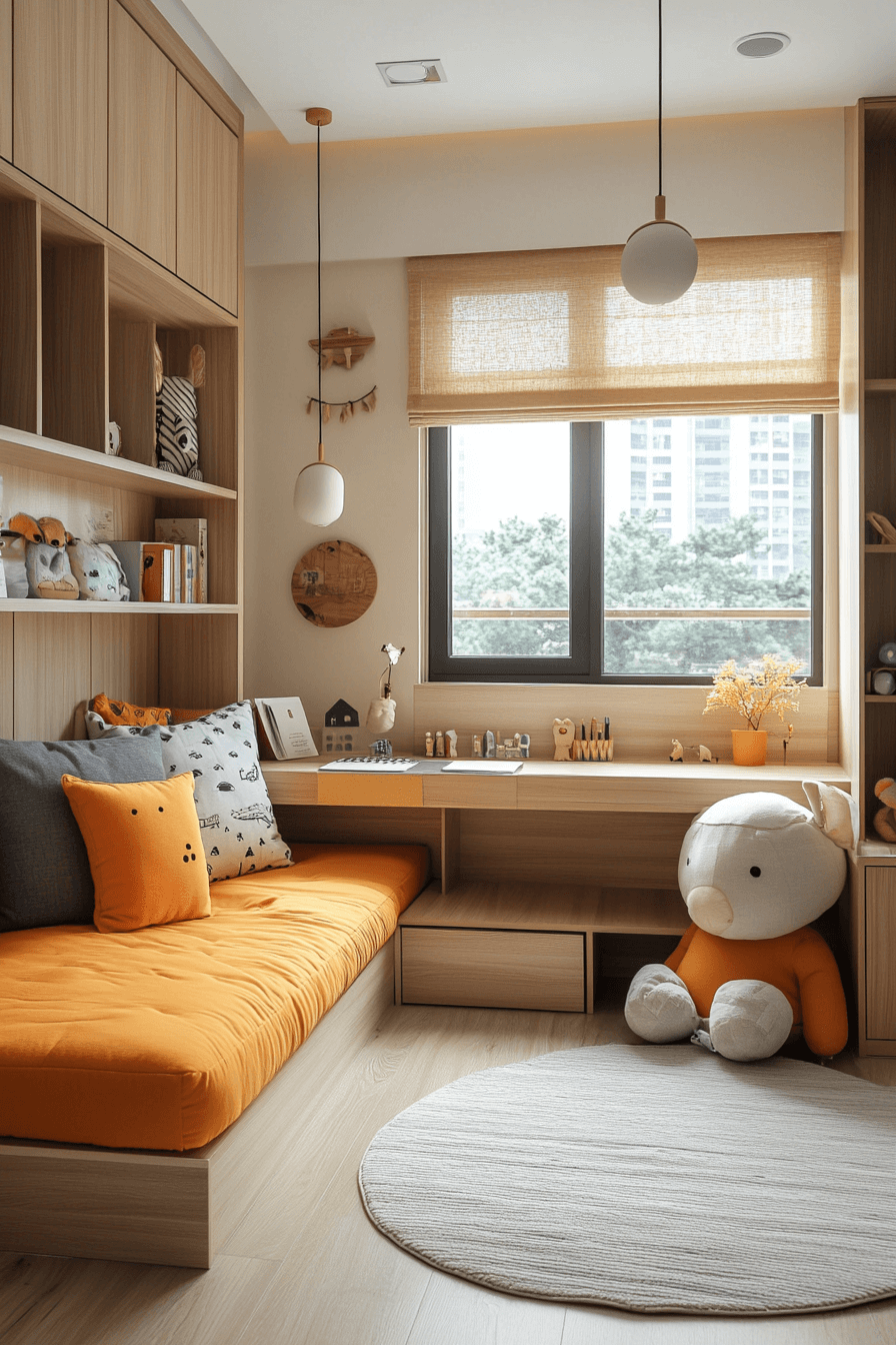 japandi kids room