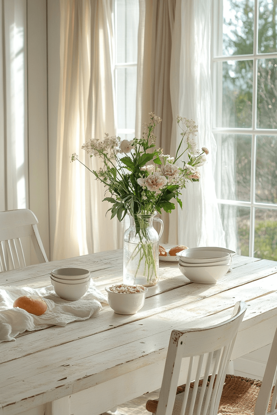 granny chic dining room