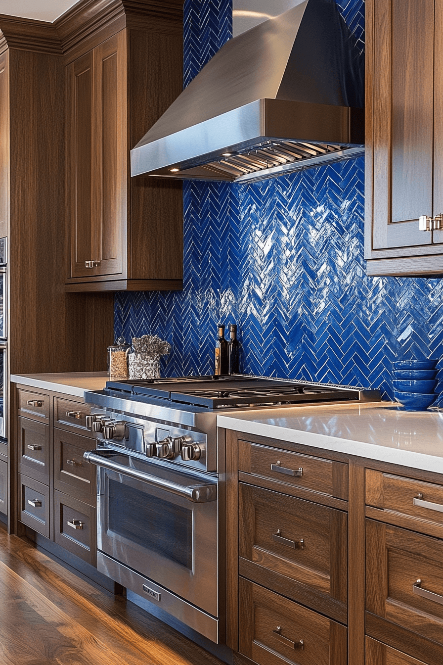 dark oak kitchen cabinets