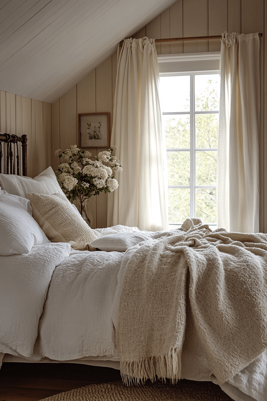 cozy vintage bedroom