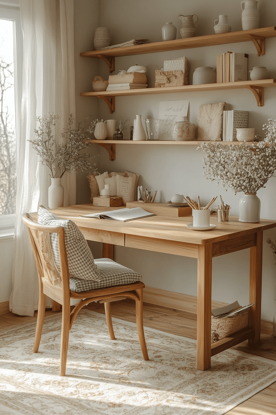 cottagecore office