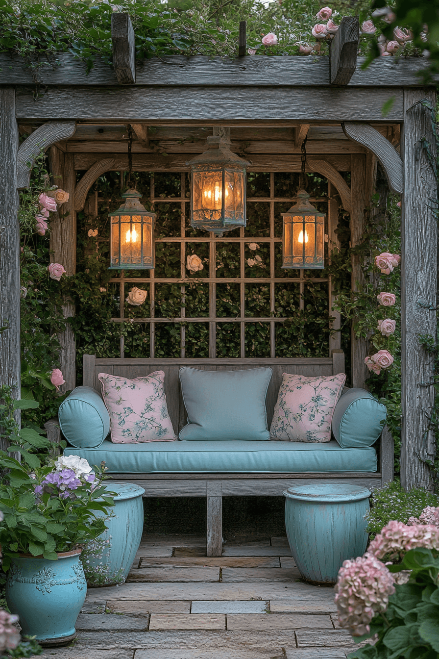 vintage garden decor
