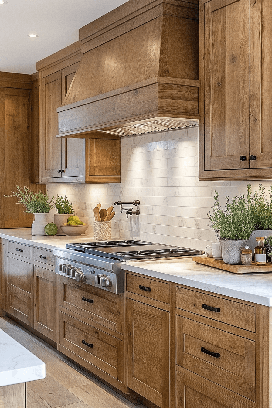 Light Brown Kitchen Cabinets