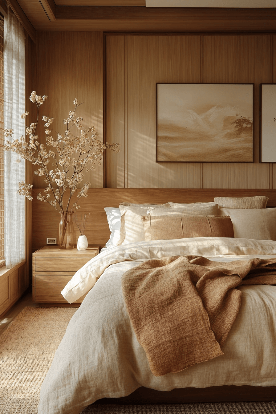 japandi small bedroom