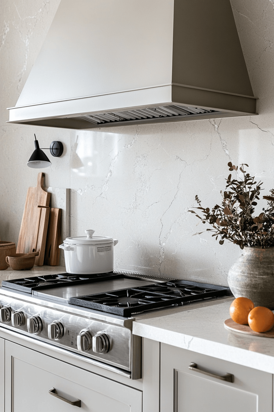 marble backsplash
