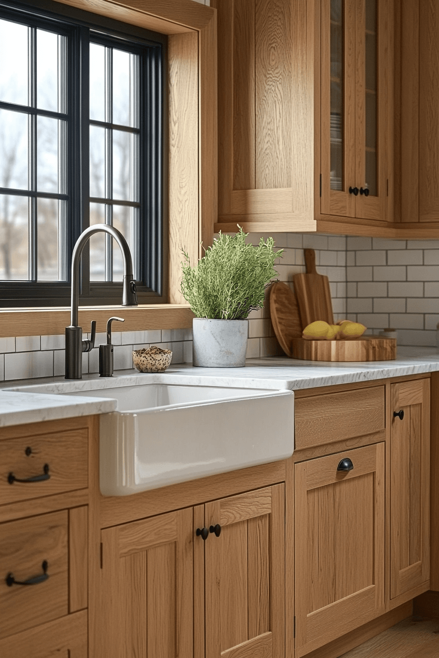 29 Natural Oak Kitchen Cabinets That Bring Warmth, Beauty, and Lasting Style 11 natural oak kitchen cabinets