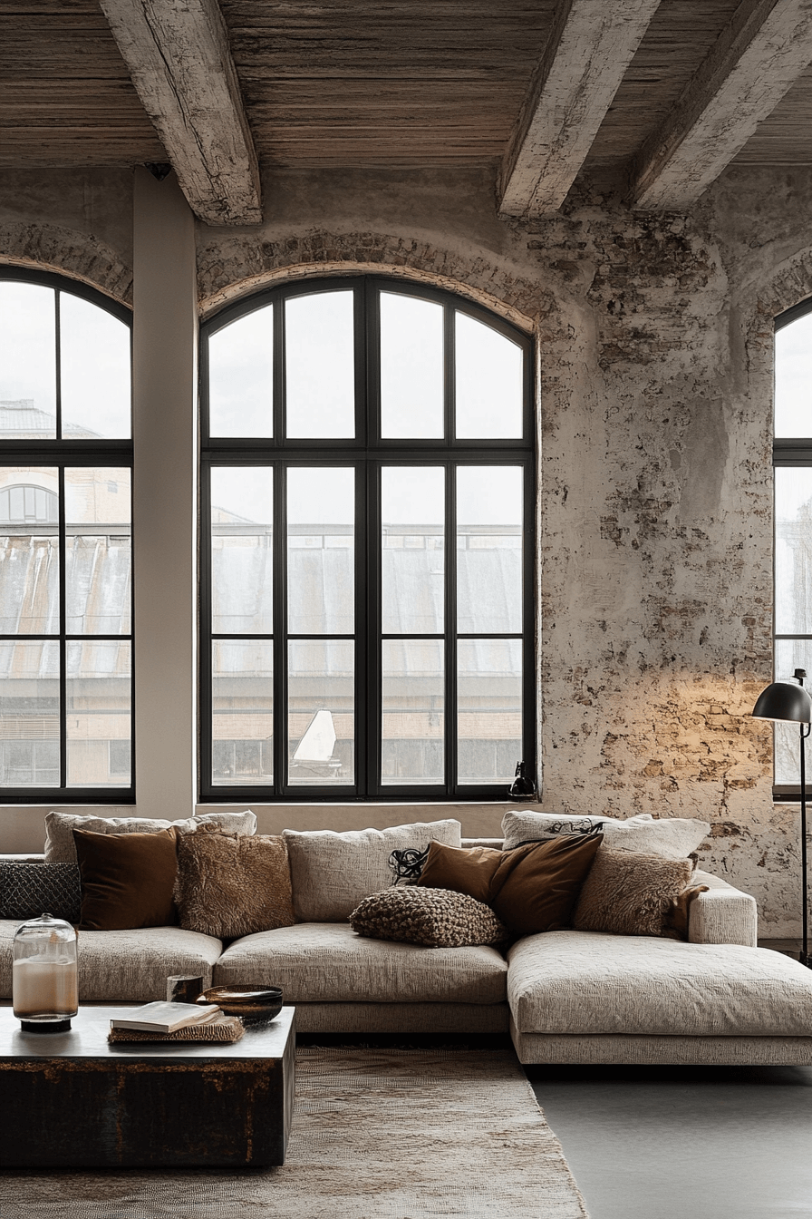 beige couch living room