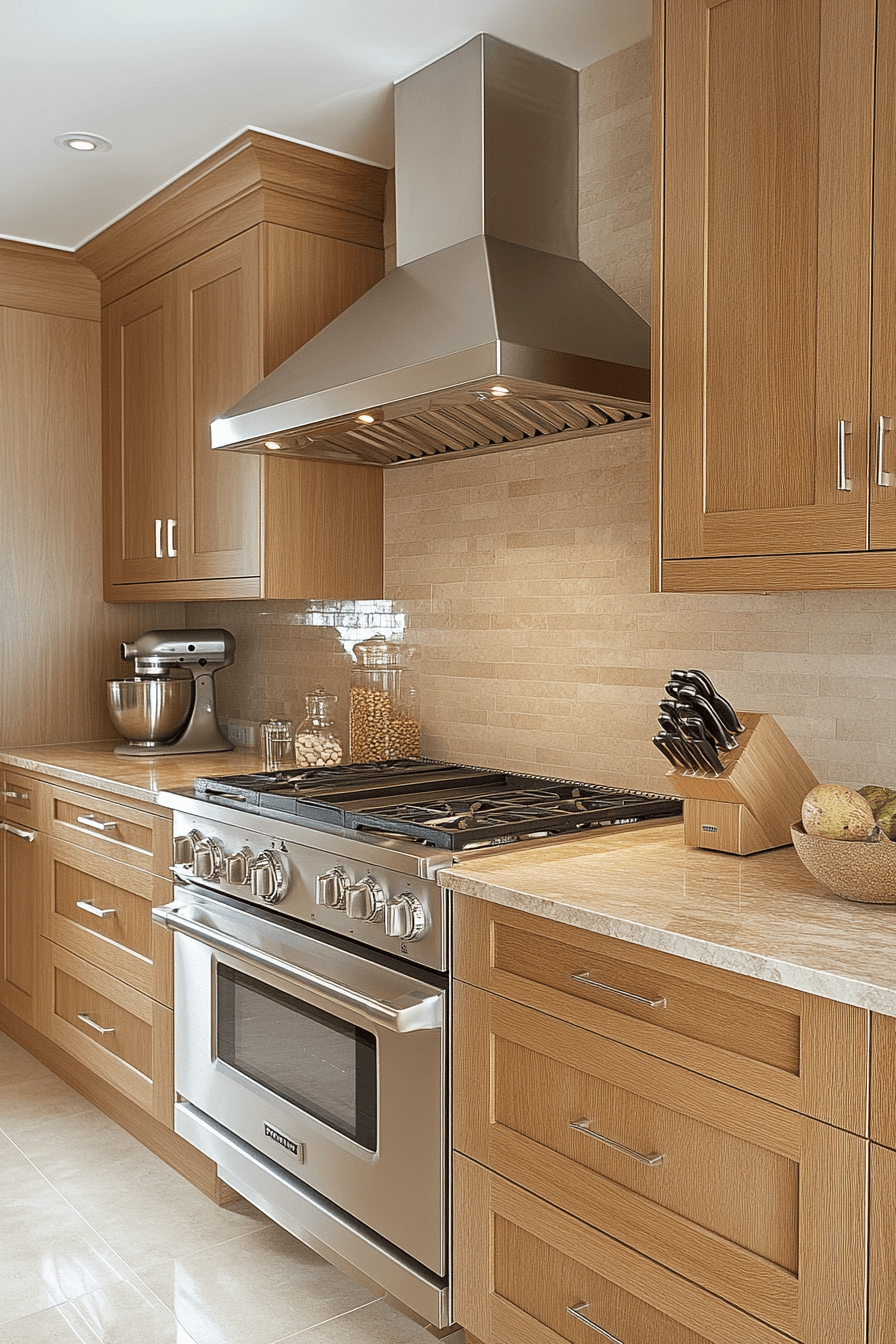 Light Brown Kitchen Cabinets