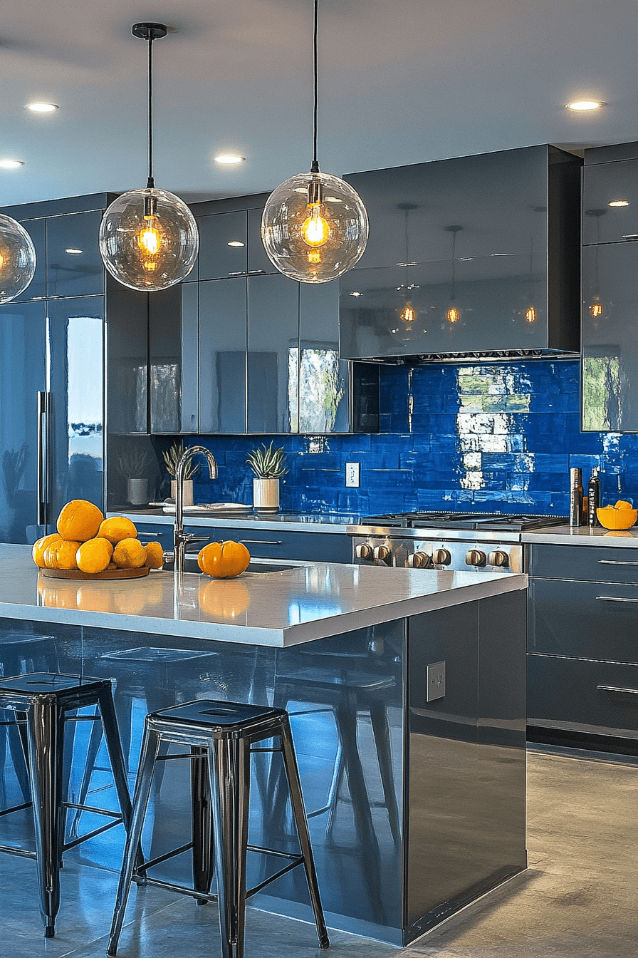 charcoal gray kitchen cabinets