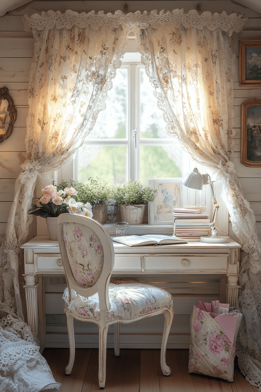 cottagecore office