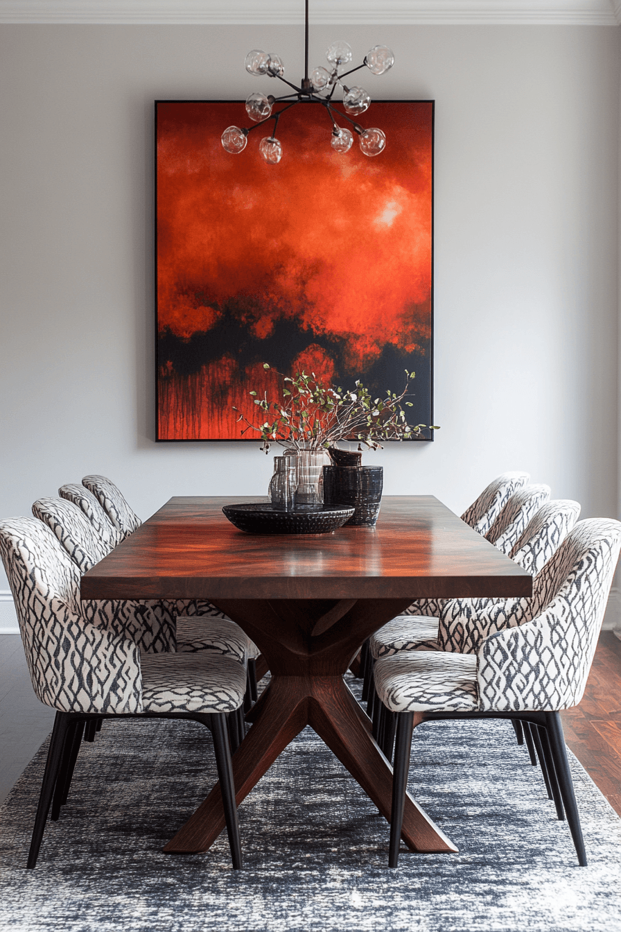 granny chic dining room