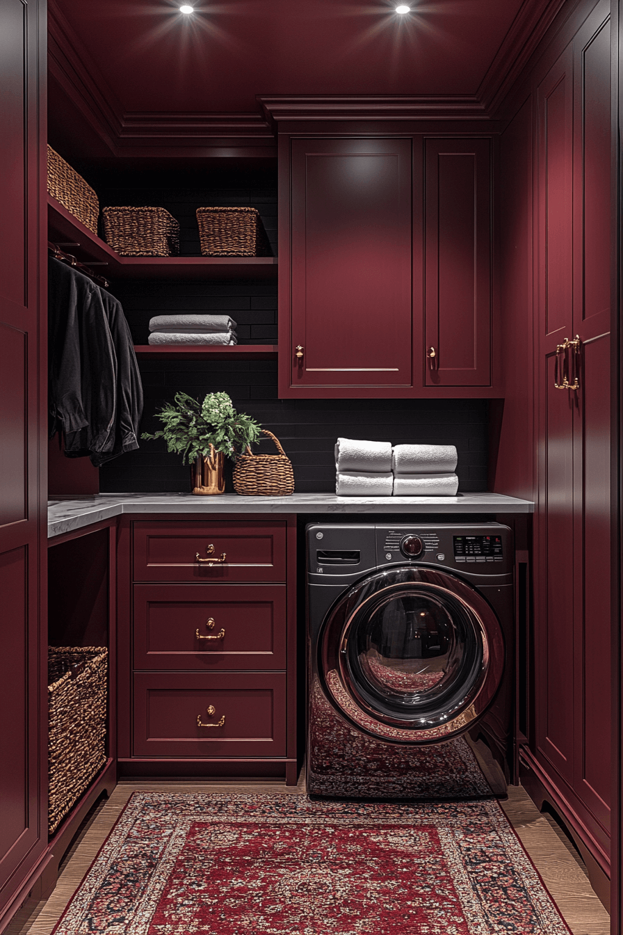 moody laundry room