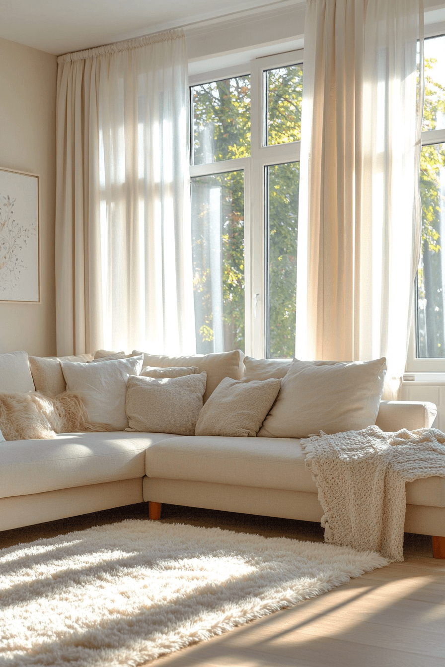 beige couch living room