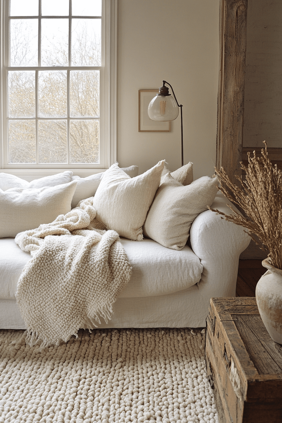 cozy vintage living room