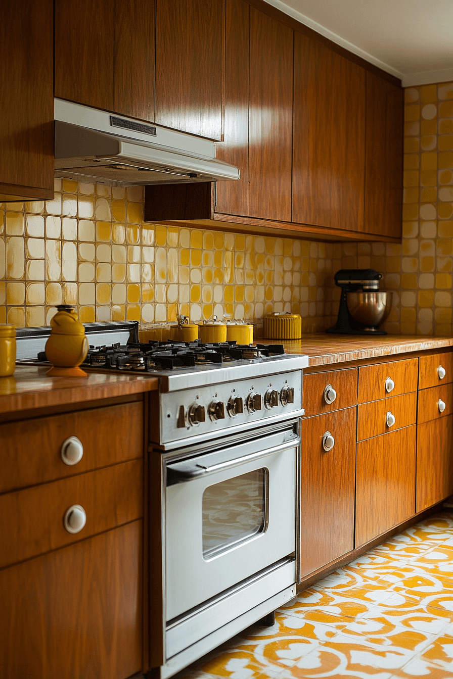 vintage kitchen cabinets