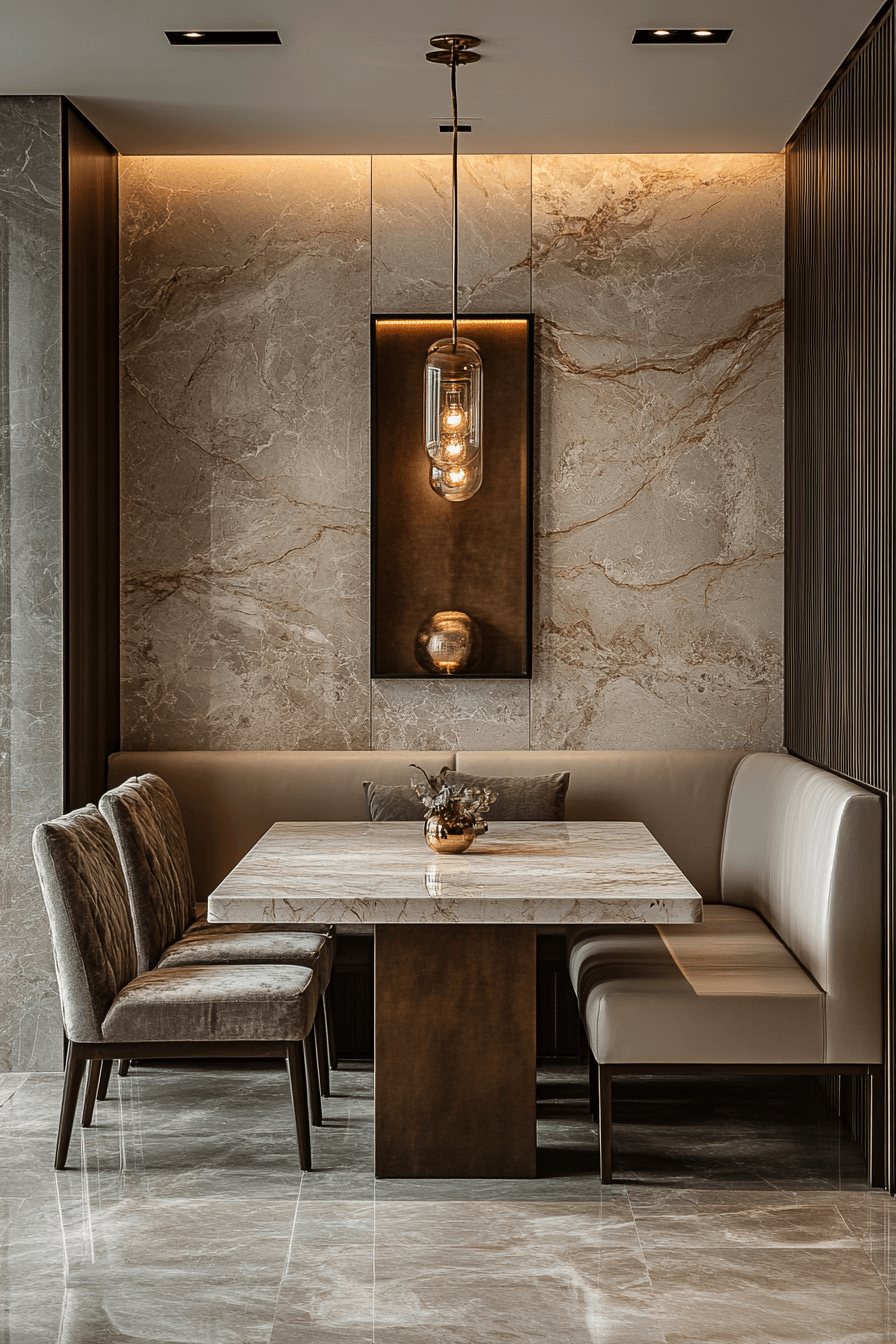 moody dining room