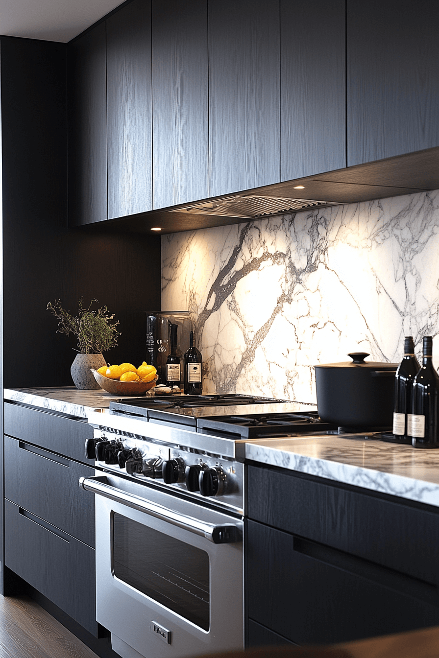 marble backsplash