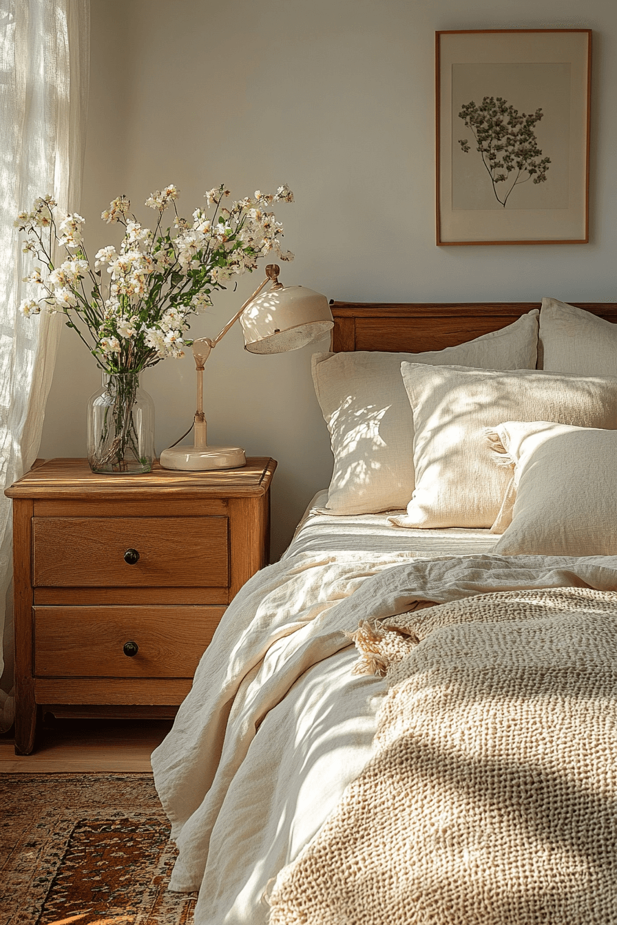 cozy earthy bedroom