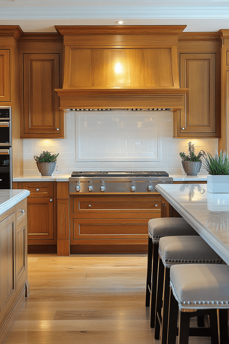 29 Golden Oak Kitchen Cabinets That Add Warmth, Glow, and Lasting Style 13 golden oak kitchen cabinets