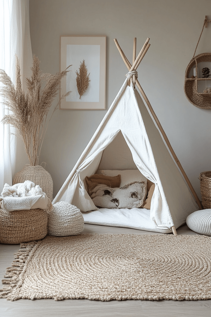 japandi kids room