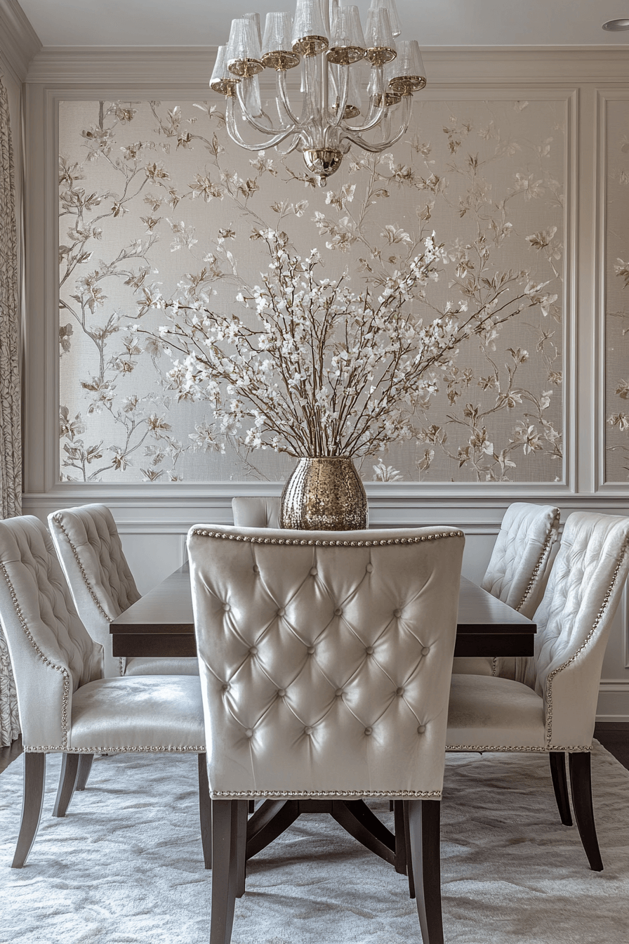granny chic dining room