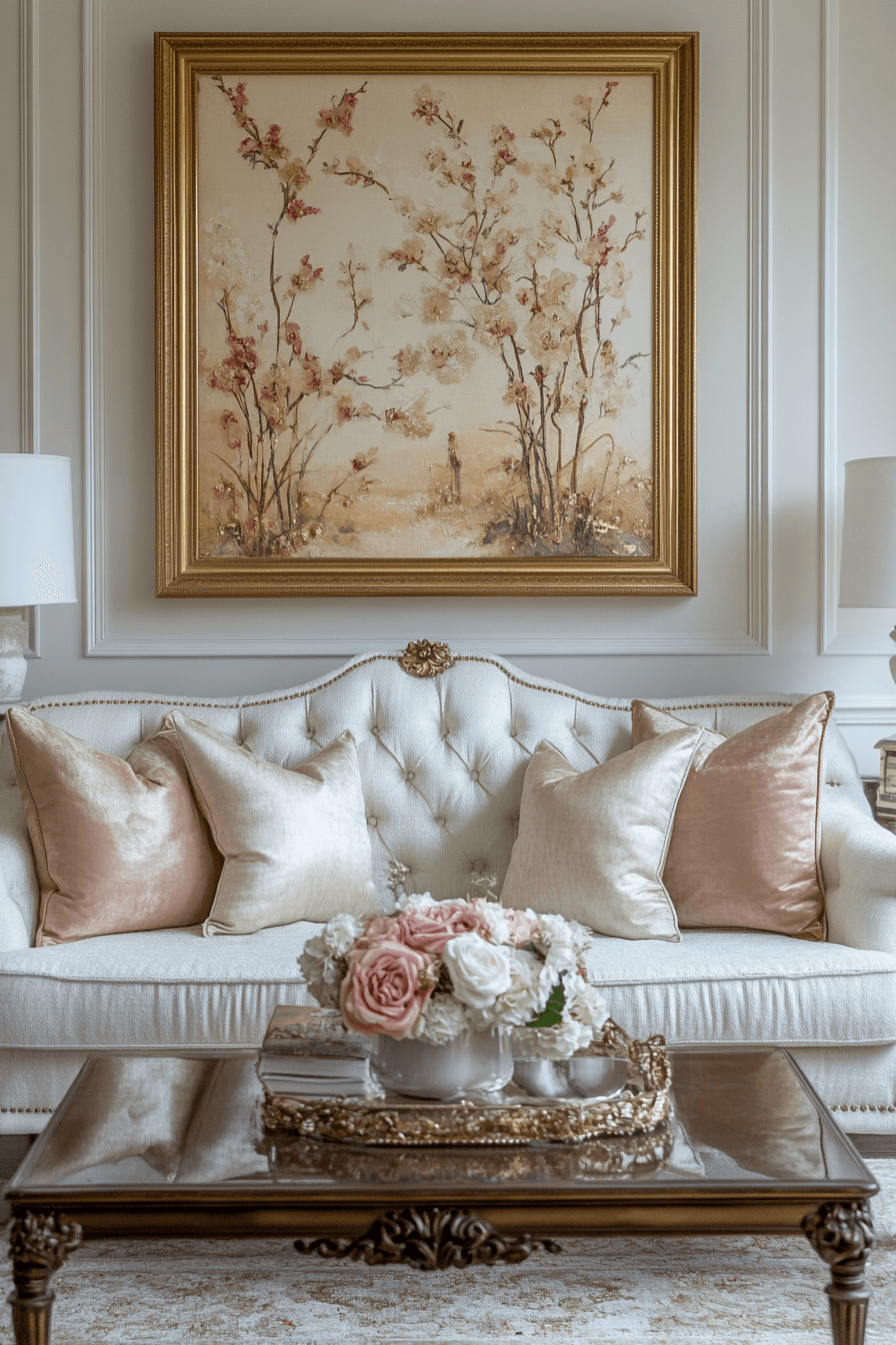29 Granny Chic Living Room Decor Styles Filled with Charm and Cozy Joy 13 granny chic decor living room